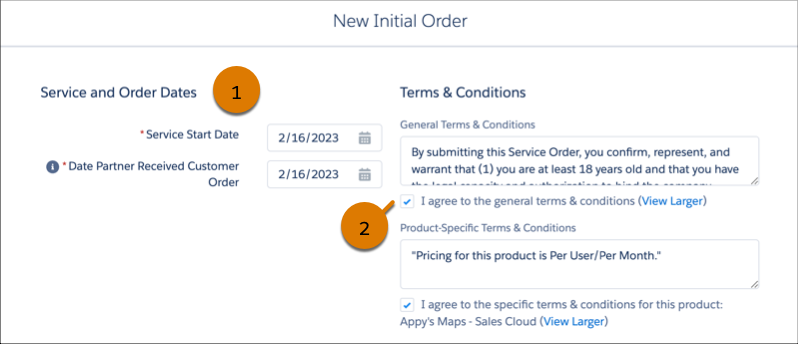 使用 Channel Order 应用程序向 Salesforce 报告订单